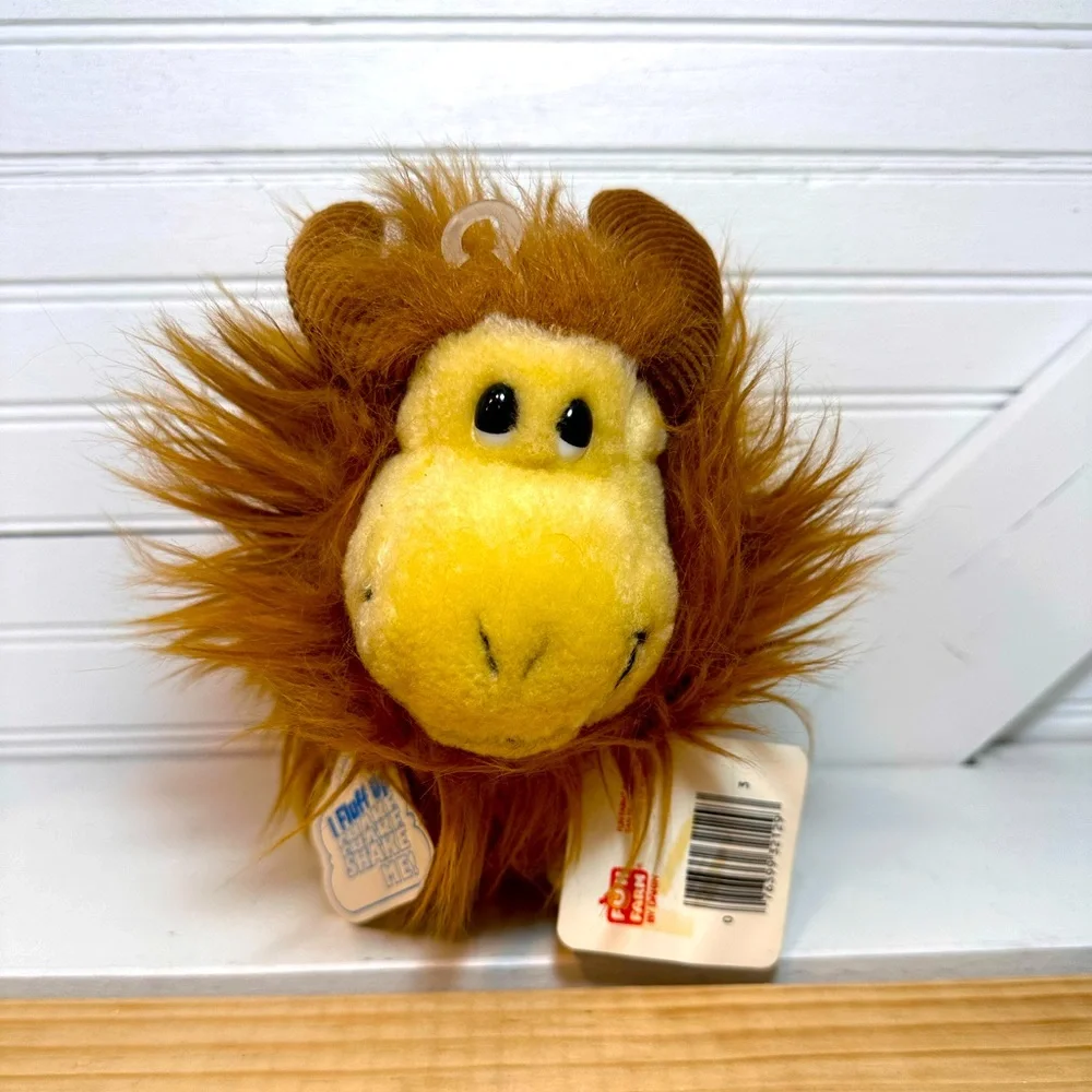NWT Vintage 1980s Dakin PLUSH YAK stuffed animal RETRO 